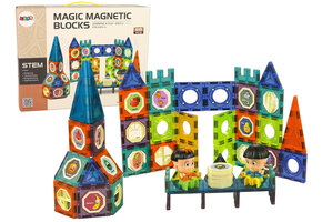 Magneet speelgoed - 98 elementen - meerkleurig