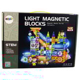Knikkerbaan - 142 elementen - magnetische blokken -  LED verlichting