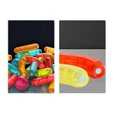 Magneet speelgoed - 102 elementen - 8x2x2 cm - LED verlichting