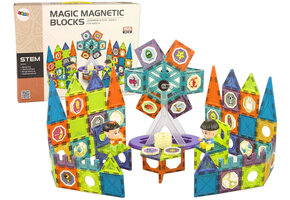 Magneet speelgoed - 155 elementen - meerkleurig