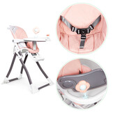 Kinderstoel - 94x48x68 cm - roze tinten