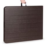 Klaptafel - campingtafel - 179x74 cm - houten patroon