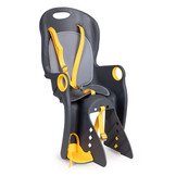 Fietsstoeltje achter - 37x39x77 cm - geel grijs