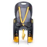 Fietsstoeltje achter - 37x39x77 cm - geel grijs