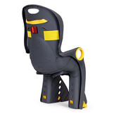 Fietsstoeltje achter - 37x39x77 cm - geel grijs