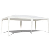 Partytent - 600x300 cm -  gepoedercoat staal - wit