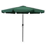 Parasol - polyester - kantelbaar - 300 cm - groen