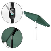 Parasol - polyester - kantelbaar - 300 cm - groen