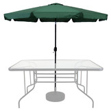 Parasol - polyester - kantelbaar - 300 cm - groen