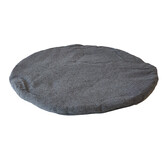 Hangstoel - 35x80x63 cm - met kussen - grijs - katoen