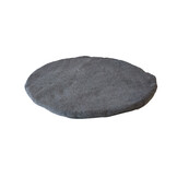 Hangstoel - 35x80x63 cm - met kussen - grijs - katoen