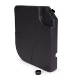 Parasolvoet - HDPE- kunststof - 104x104x7cm - zwart