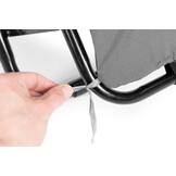 Ligstoel kussen - 160x52x5cm - grijs