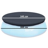 Afsluitdeksel - zwembad cover - 366 cm diameter - Intex zwembaden