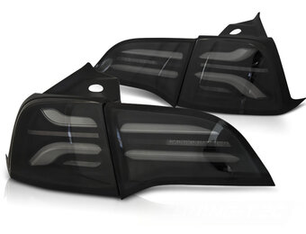 Achterlichten TESLA MODEL 3 17- smoke zwart LED