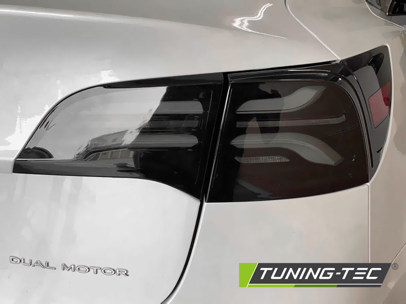 Achterlichten TESLA MODEL 3 17- smoke zwart LED