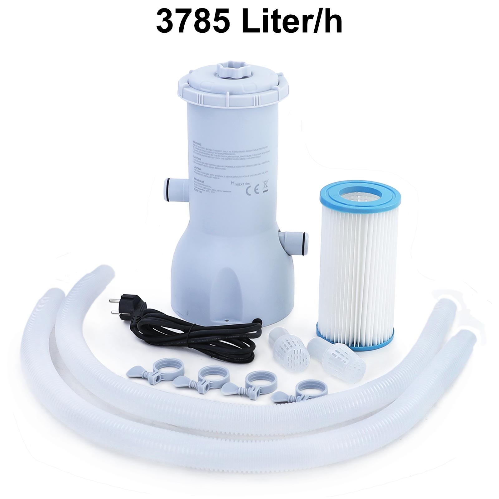 Bestway zwembad - Fast Set - ⌀ 244cm - met pomp en afdekzeil