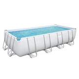 Bestway zwembad - 549x274x122cm - met zandfilterpomp - grijs