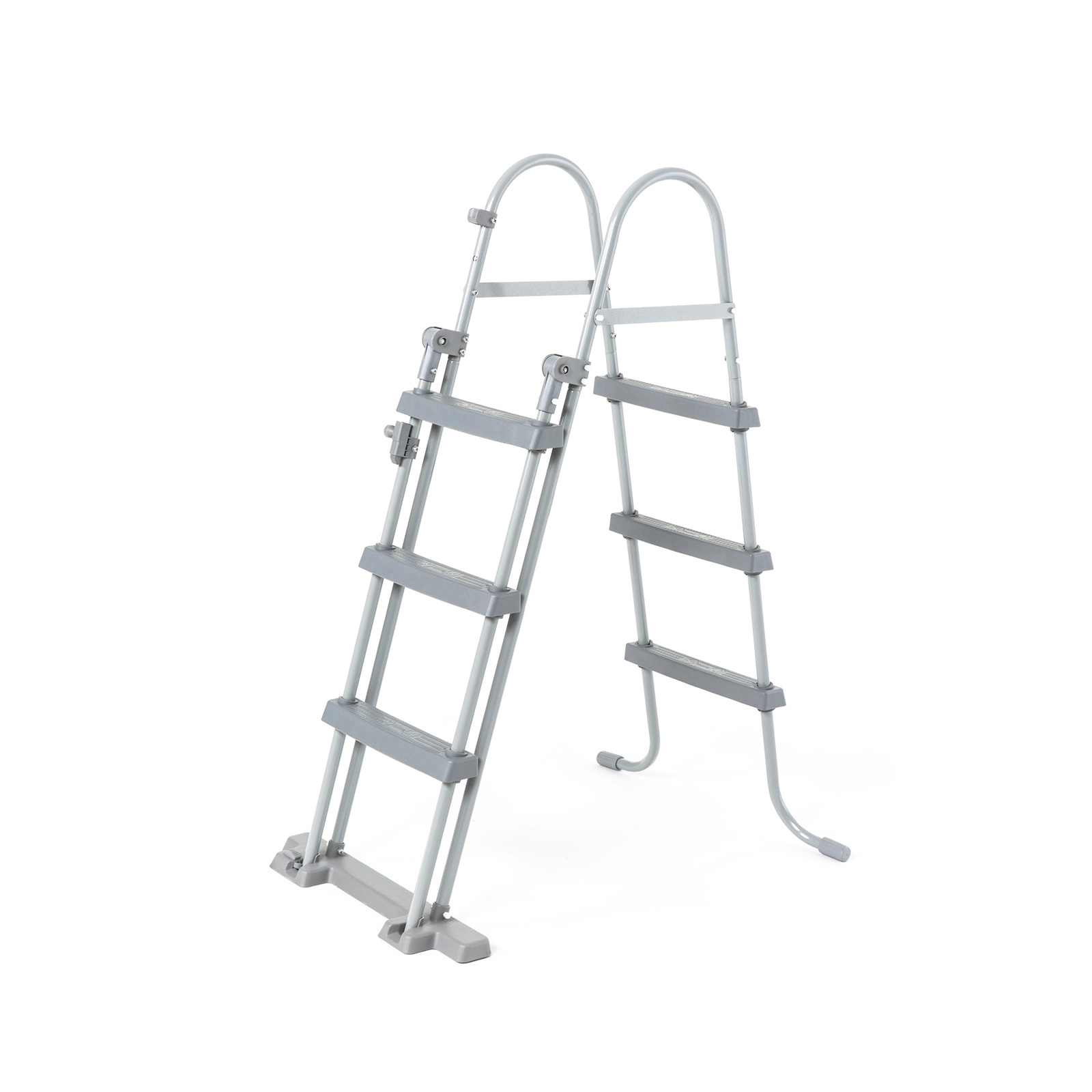 Bestway zwembad - ⌀ 457x107 cm - met filterpomp en trap - wit
