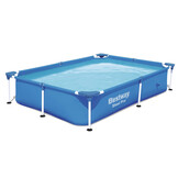 Bestway zwembad Steel Pro - opzetzwembad - 221x150x43cm - blauw