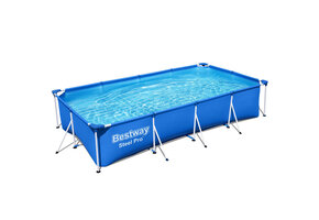 Bestway zwembad Steel Pro - opzetzwembad - 400x211x81cm - blauw
