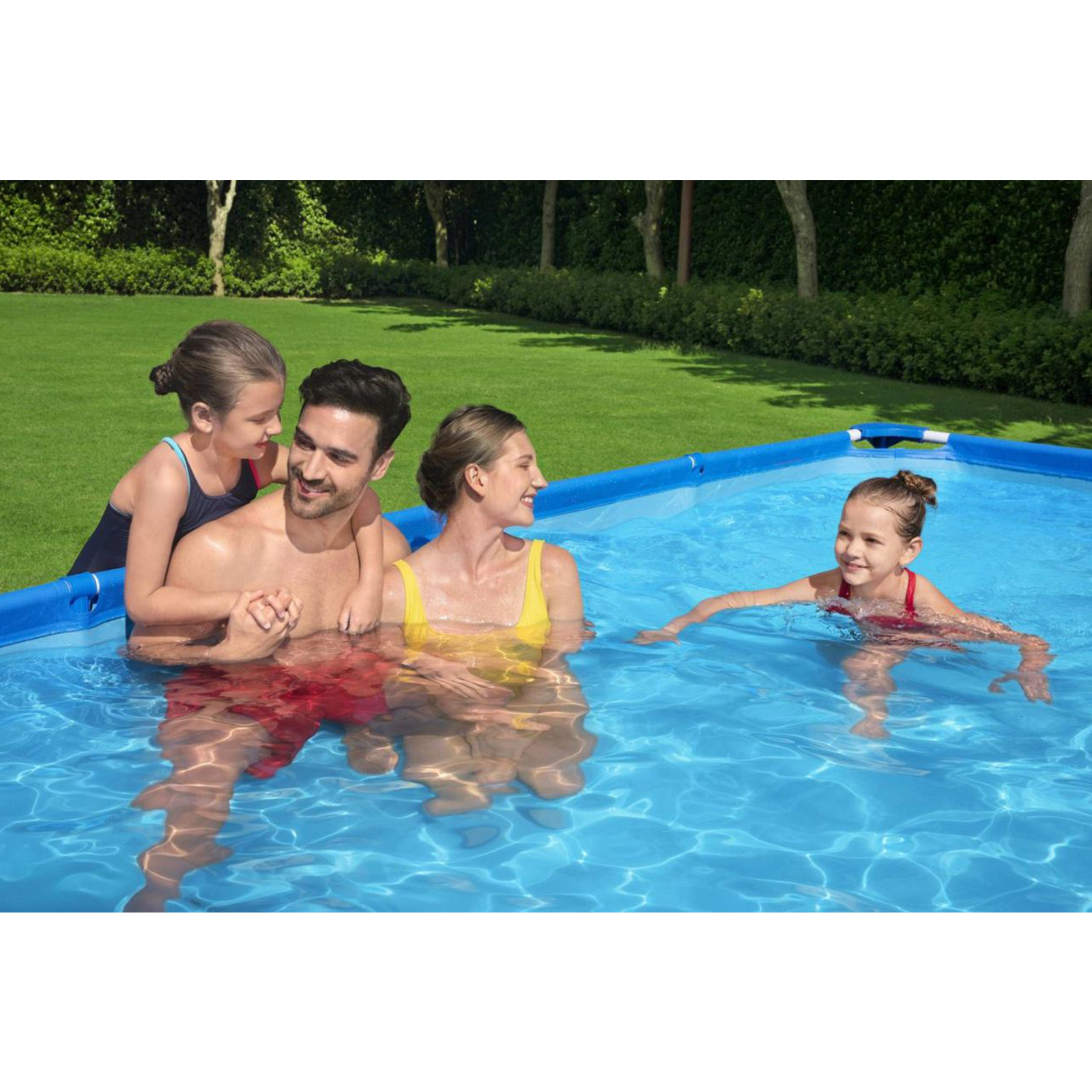 Bestway zwembad Steel Pro - opzetzwembad - 400x211x81cm - blauw