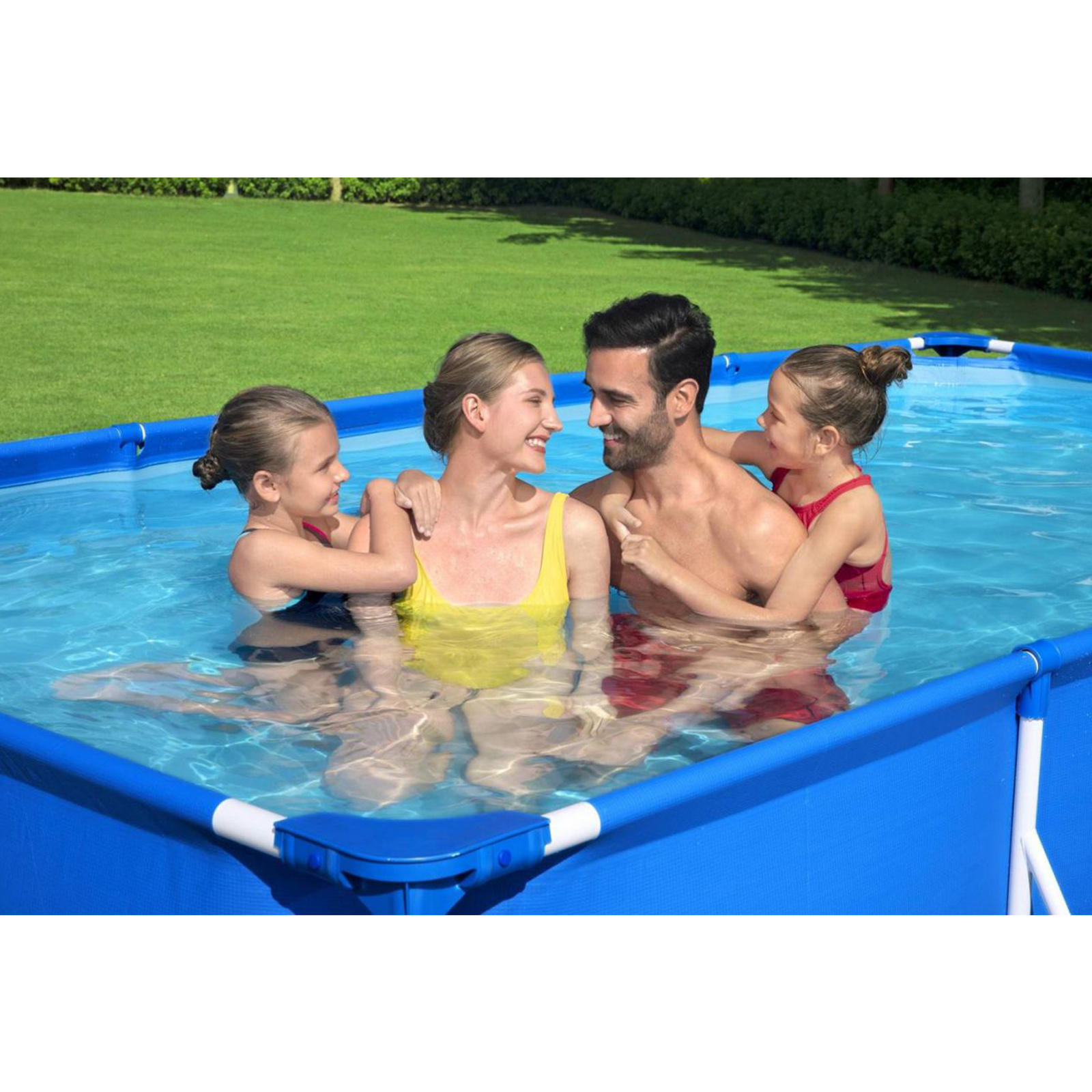 Bestway zwembad Steel Pro - opzetzwembad - 400x211x81cm - blauw