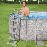 Bestway zwembad - Power Steel - 549x274x122cm - met raampjes