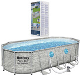 Bestway zwembad - Power Steel - 549x274x122cm - met raampjes