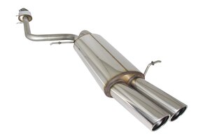 Sportuitlaat - voor Ford Fiesta MK7 JA8 1.6ST - RVS - 2x76 mm
