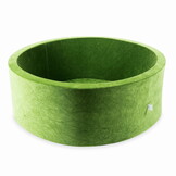 Ballenbak - zonder ballen - 110x40 cm - rond - groen