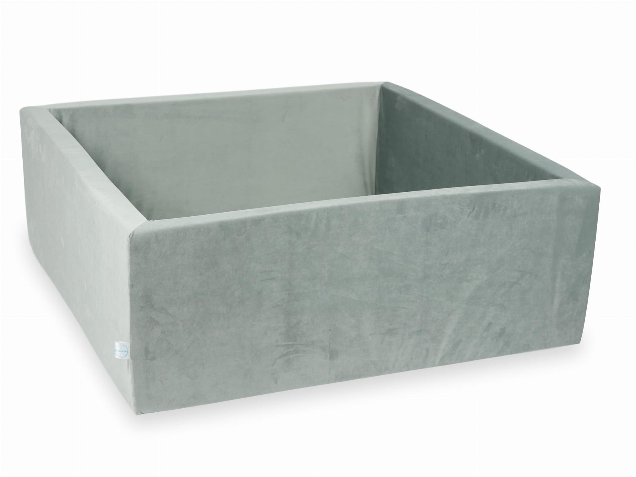 Ballenbak - zonder ballen - 110x110x40 cm - vierkant - grijs