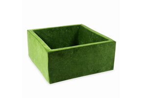 Ballenbak - zonder ballen - 90x90x40 cm - vierkant - groen