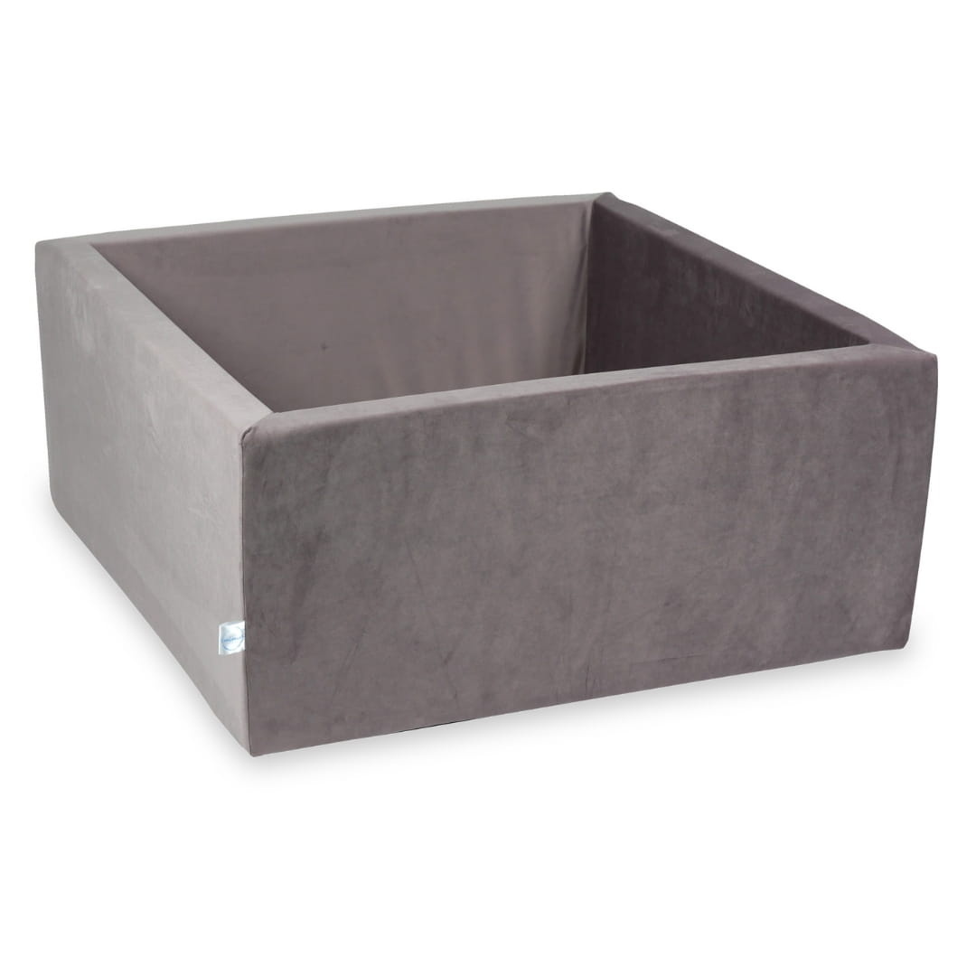 Ballenbak - zonder ballen - 90x90x40 cm - vierkant - lila