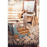 Ballenbak - zonder ballen - 110x40 cm - rond - grijs