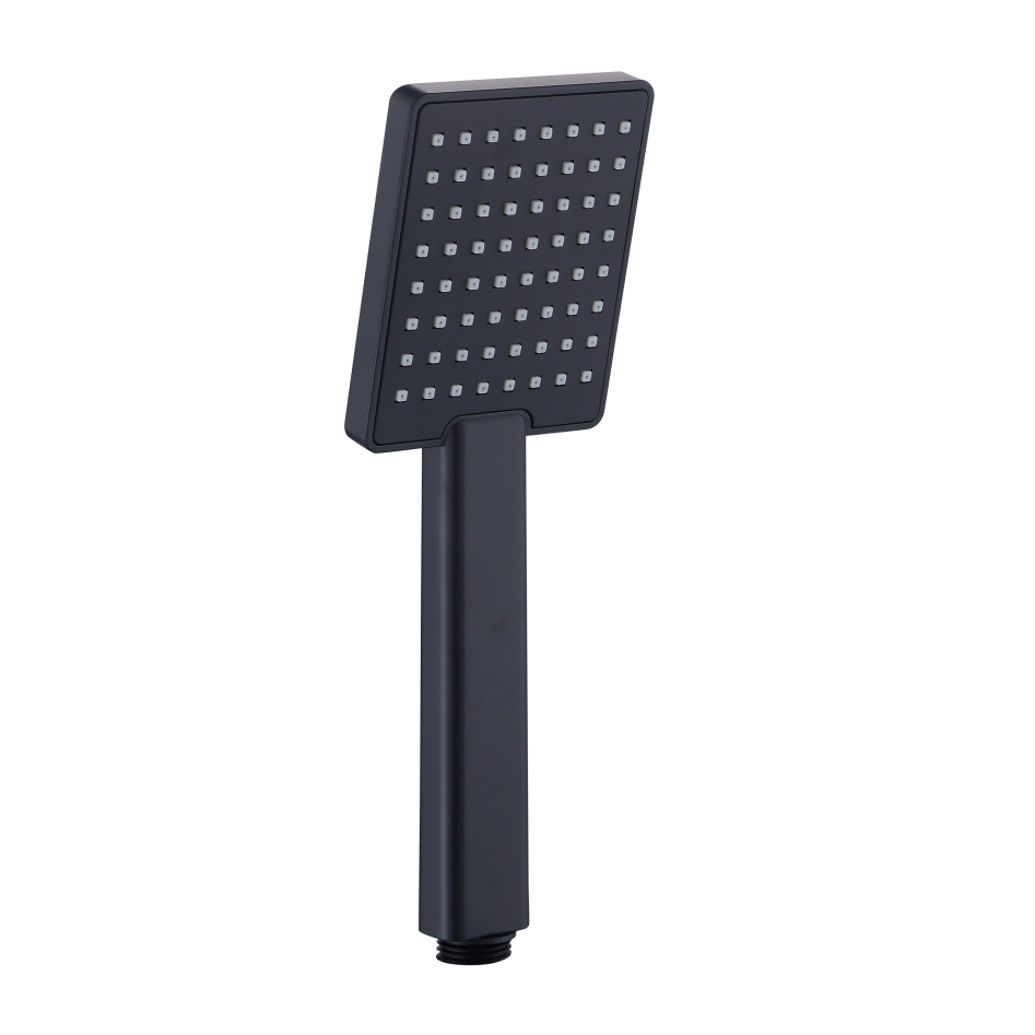 Doucheset - regendouche 20cm - met douchemengkraan - zwart - linkshandig