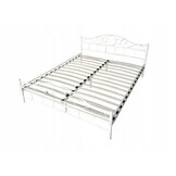 Metalen bedframe met lattenbodem- 160x200 - wit