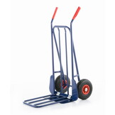 Steekwagen opvouwbaar - steekkar - tot 280 kg - staal - blauw