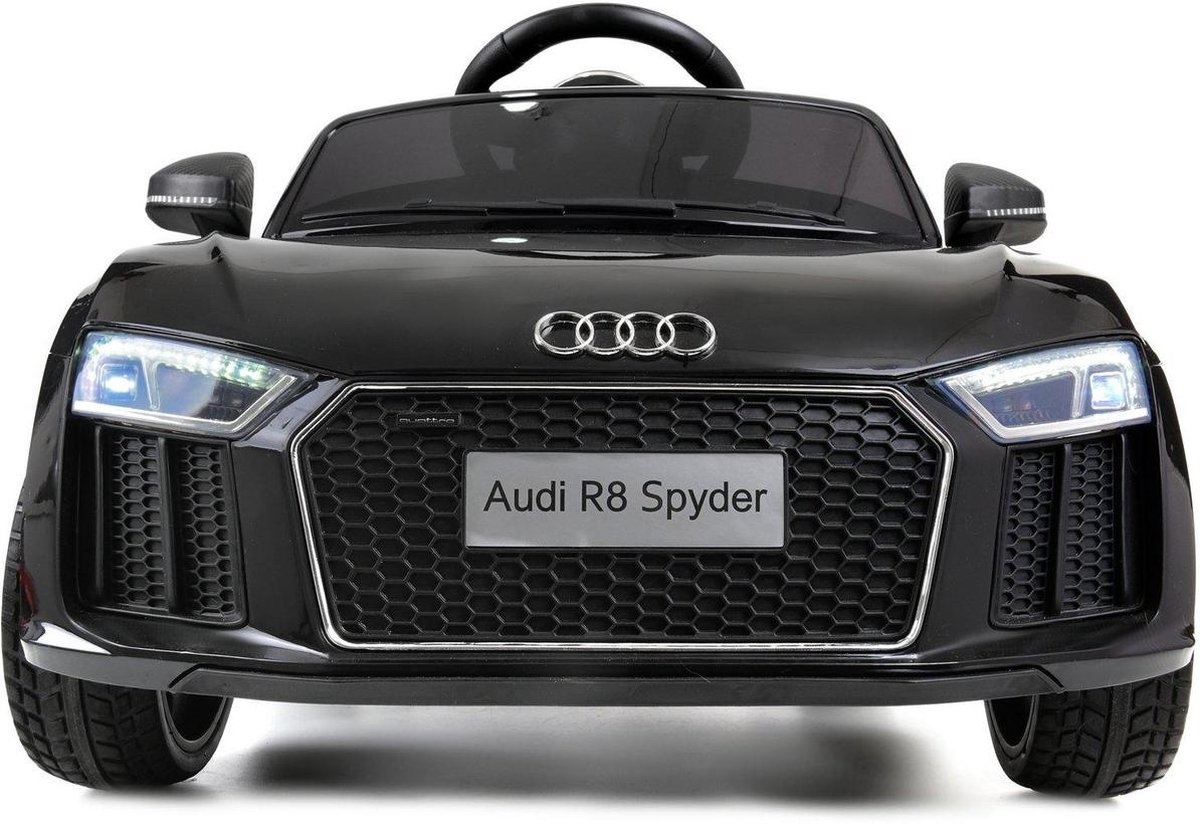 Elektrische kinderauto - accu auto - Audi R8 Spyder - zwart