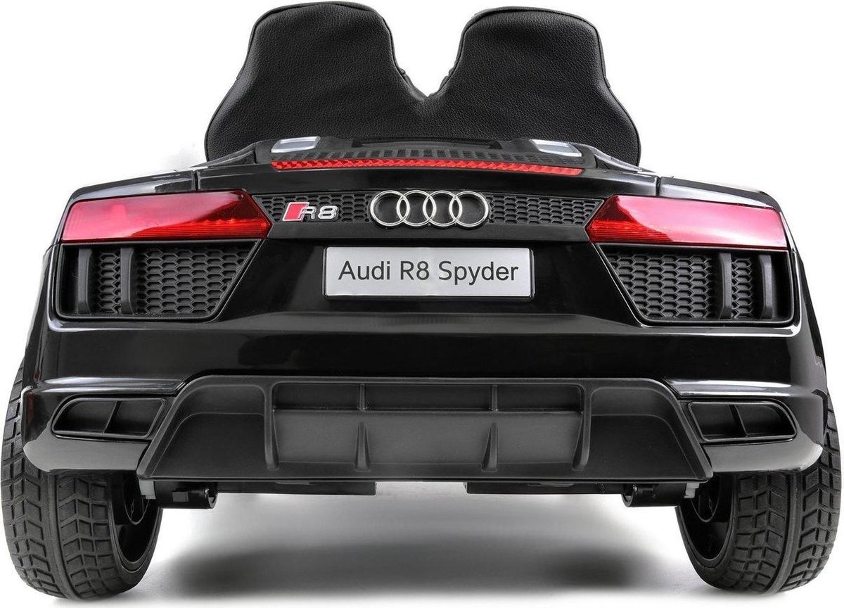 Elektrische kinderauto - accu auto - Audi R8 Spyder - zwart