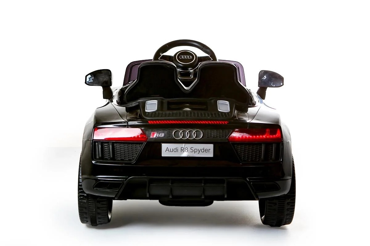 Elektrische kinderauto - accu auto - Audi R8 Spyder - zwart