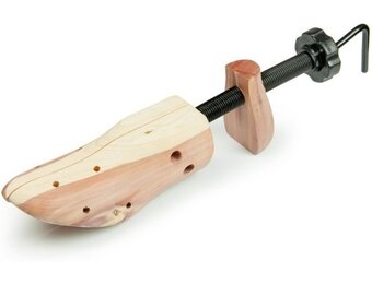 Schoenenspanner verstelbaar Cederhout - heren - maat 36 tot 47 - 1 stuk