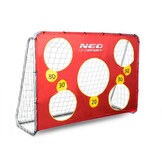 Voetbaldoel - 215x153x76 cm - met richtoefening - buiten gebruik