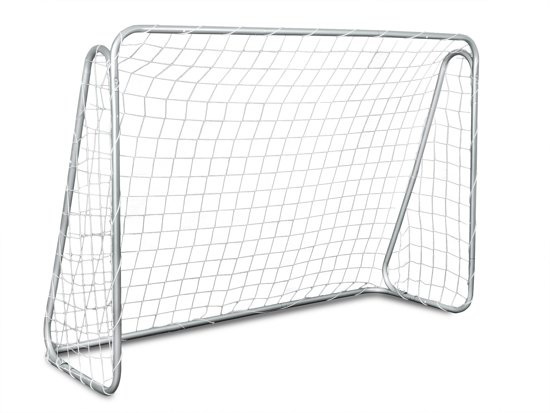 Voetbaldoel - 215x153x76 cm - met richtoefening - buiten gebruik