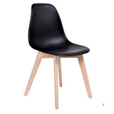 Eetkamerstoelen KITO - set van 6 eettafel stoelen - zwart