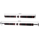 Optrekstang deurpost - verstelbaar - pull-up bar doorway - 62 tot 100 cm - tot 100 KG - met handvaten