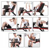 Sportbank - opklapbaar - multifunctioneel - volledig instelbaar - met armvlak