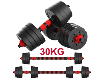 Verstelbare dumbbells - halterset - gewichten set - 30 kg
