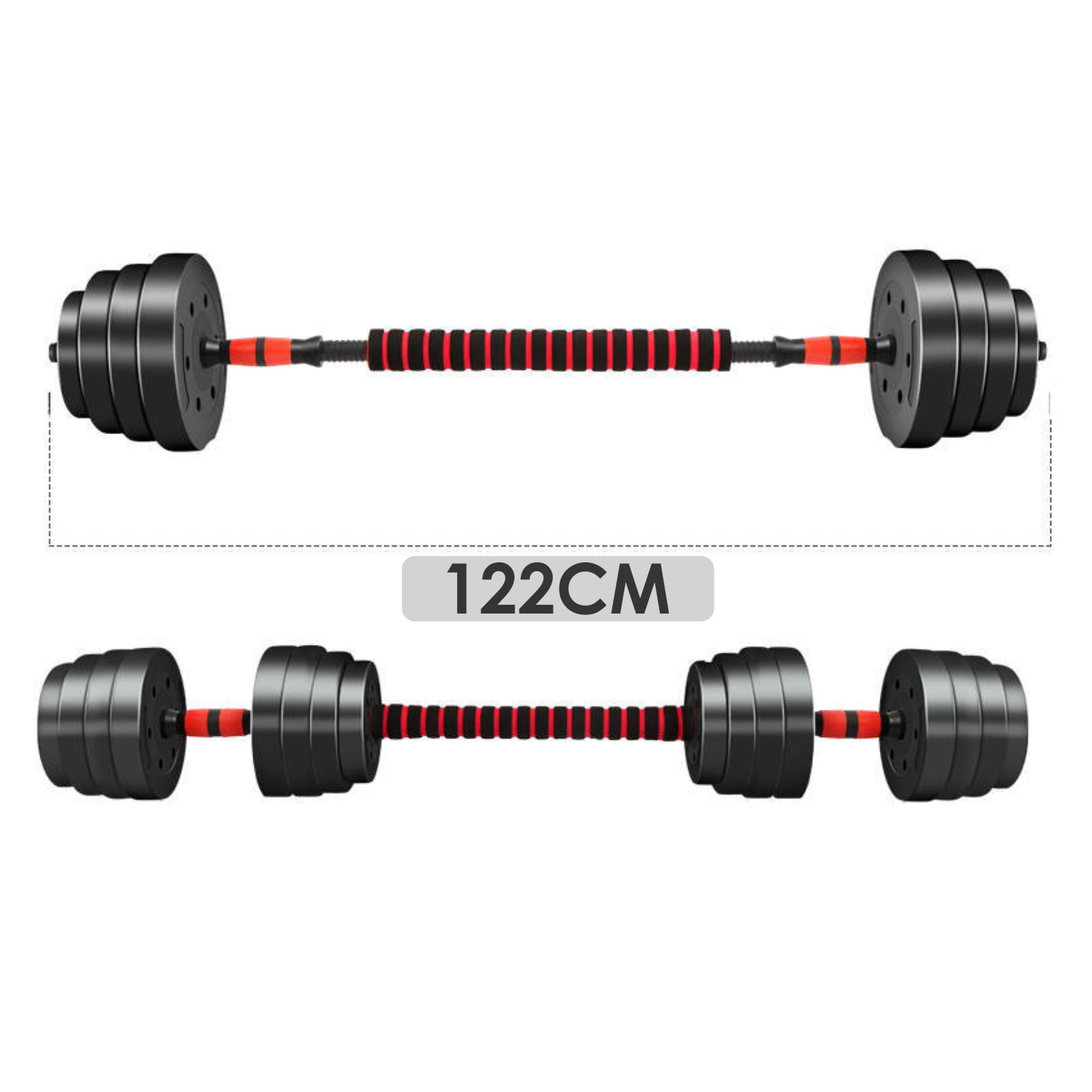 Verstelbare dumbbells - halterset - gewichten set - 30 kg
