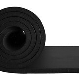Fitness mat - Zwart - 180cm x 60cm x 1cm